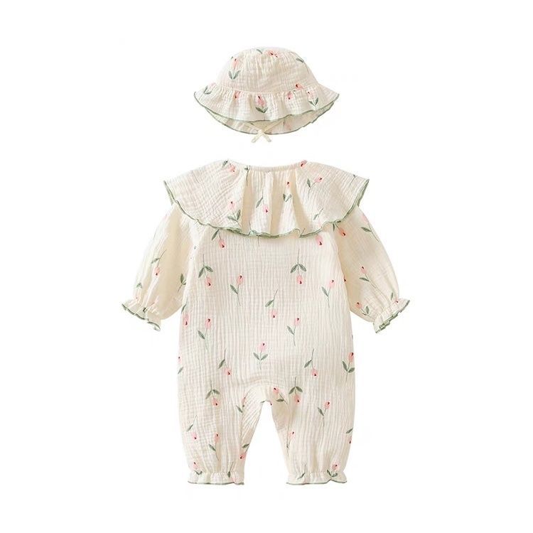 Baby Clothes Girl Thin Romper Cute Princess Onesie Crawling Suit