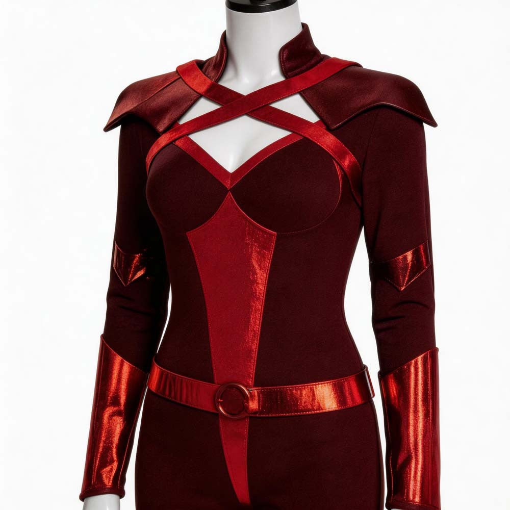 Black Cape Corps Crimson Countess Cosplay Costume Halloween Cosplay Crimson Countess