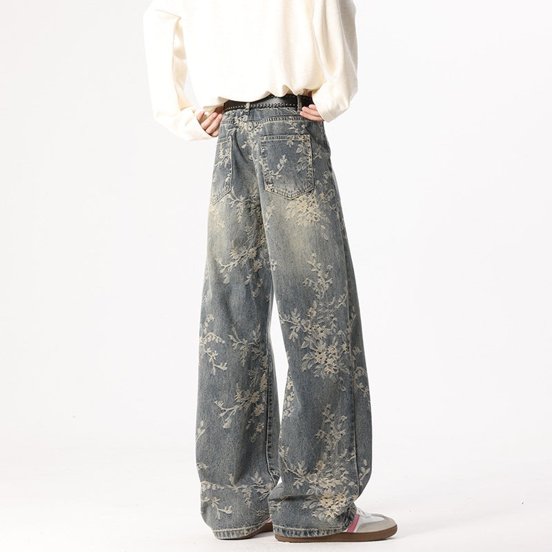 Denim Pants for Men Leg Long Pants