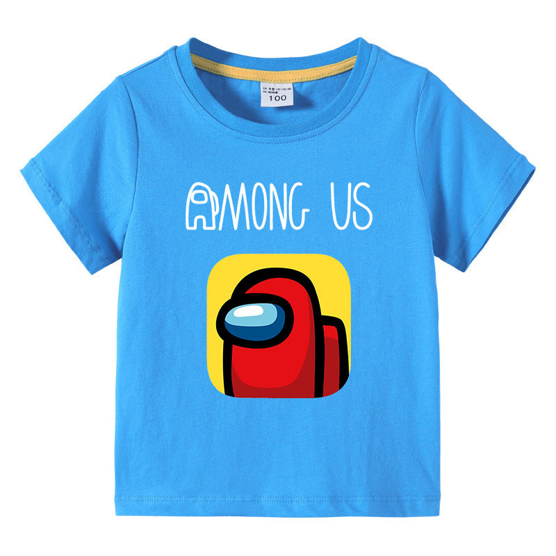 Children's summer short sleeved T-shirt