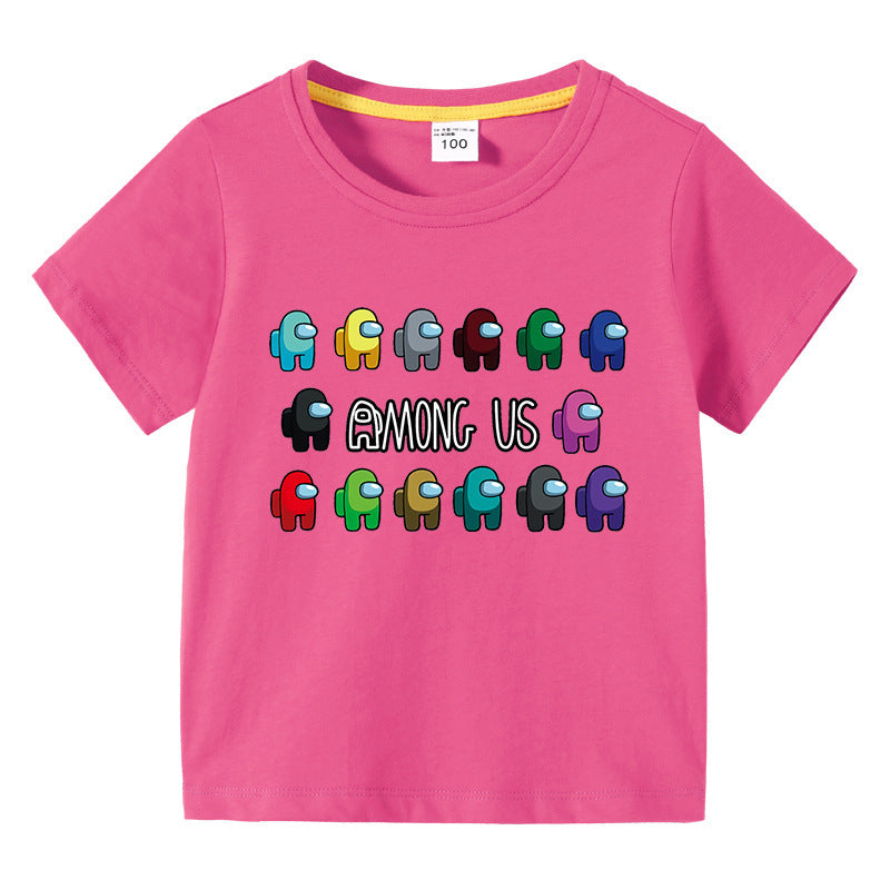 T-shirt Manches Courtes Enfant – Léger & Confortable pour l'Été