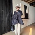 South Oil High Version Unique Handmade Layered Circular Pleated Coat, Elegant Style, Heavy Embellished Pleated Cardigan