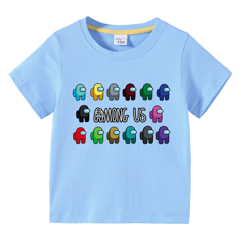 T-shirt Manches Courtes Enfant – Léger & Confortable pour l'Été