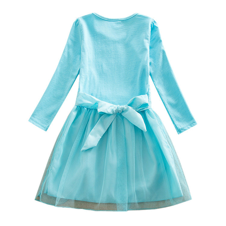 Children's cartoon cotton dress