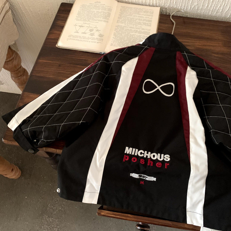 Children's racing jacket for spring and autumn styles