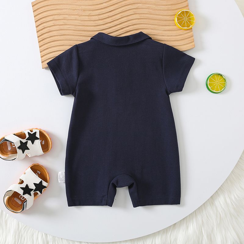 Baby Boy Short Sleeve Onesie Lightweight Outing