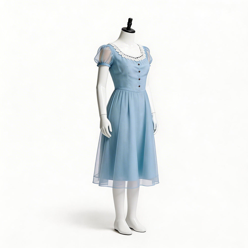 Alice in Wonderland Alice Cosplay Costume Halloween Role Play Cosplay Dress for Women Halloween