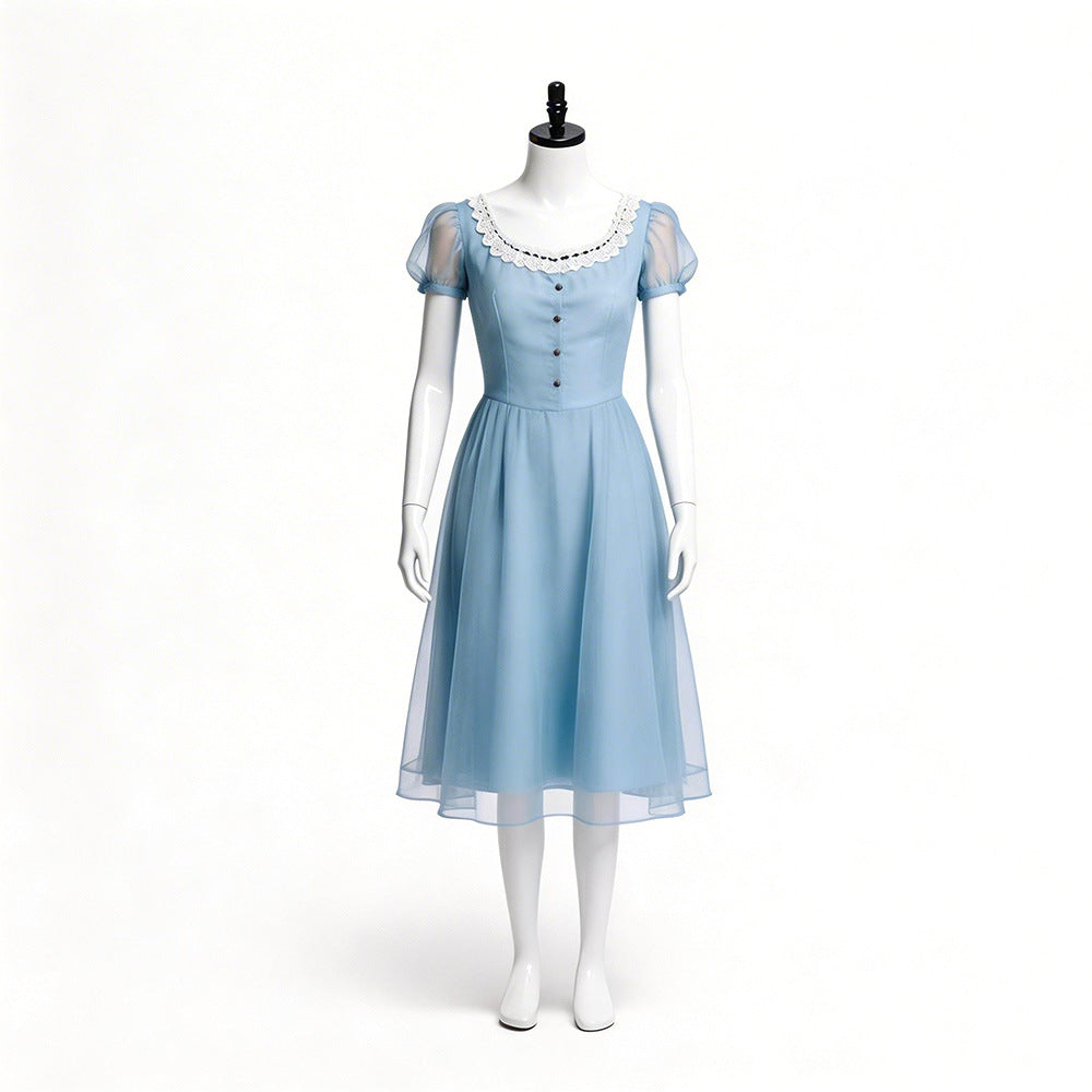 Alice in Wonderland Alice Cosplay Costume Halloween Role Play Cosplay Dress for Women Halloween