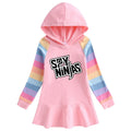 Cartoon Rainbow Girls' Dress
