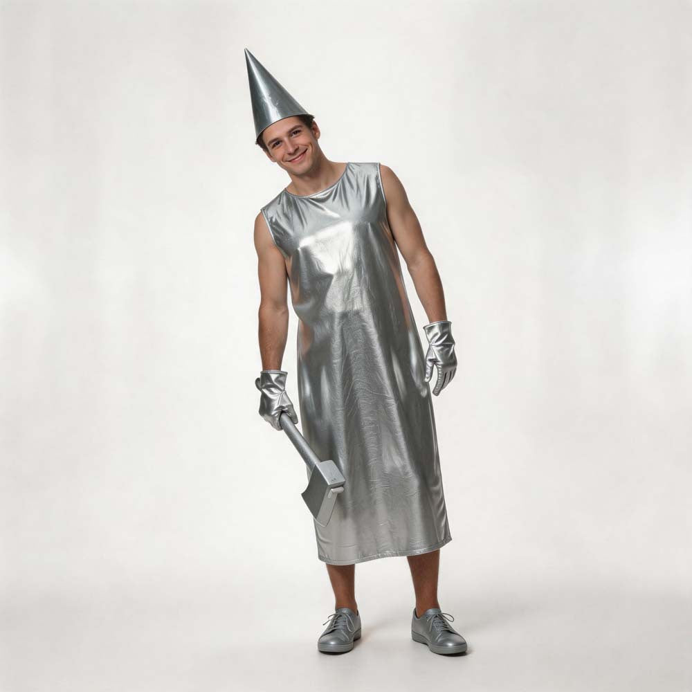 Alice in Wonderland Tin Man Cosplay Costume Halloween Role Play Stage Play Costume