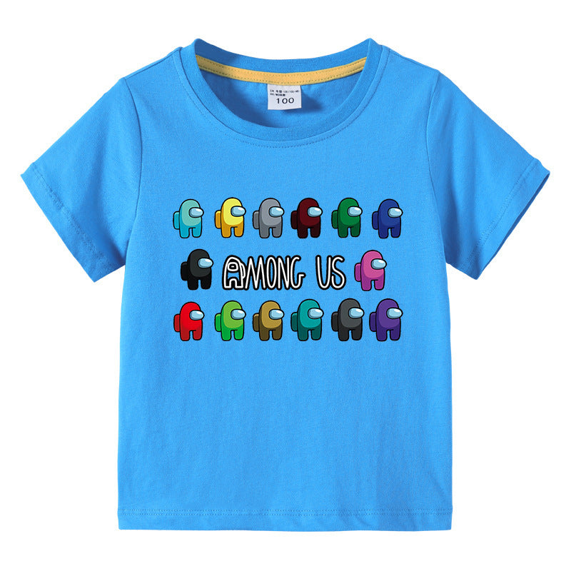 T-shirt Manches Courtes Enfant – Léger & Confortable pour l'Été