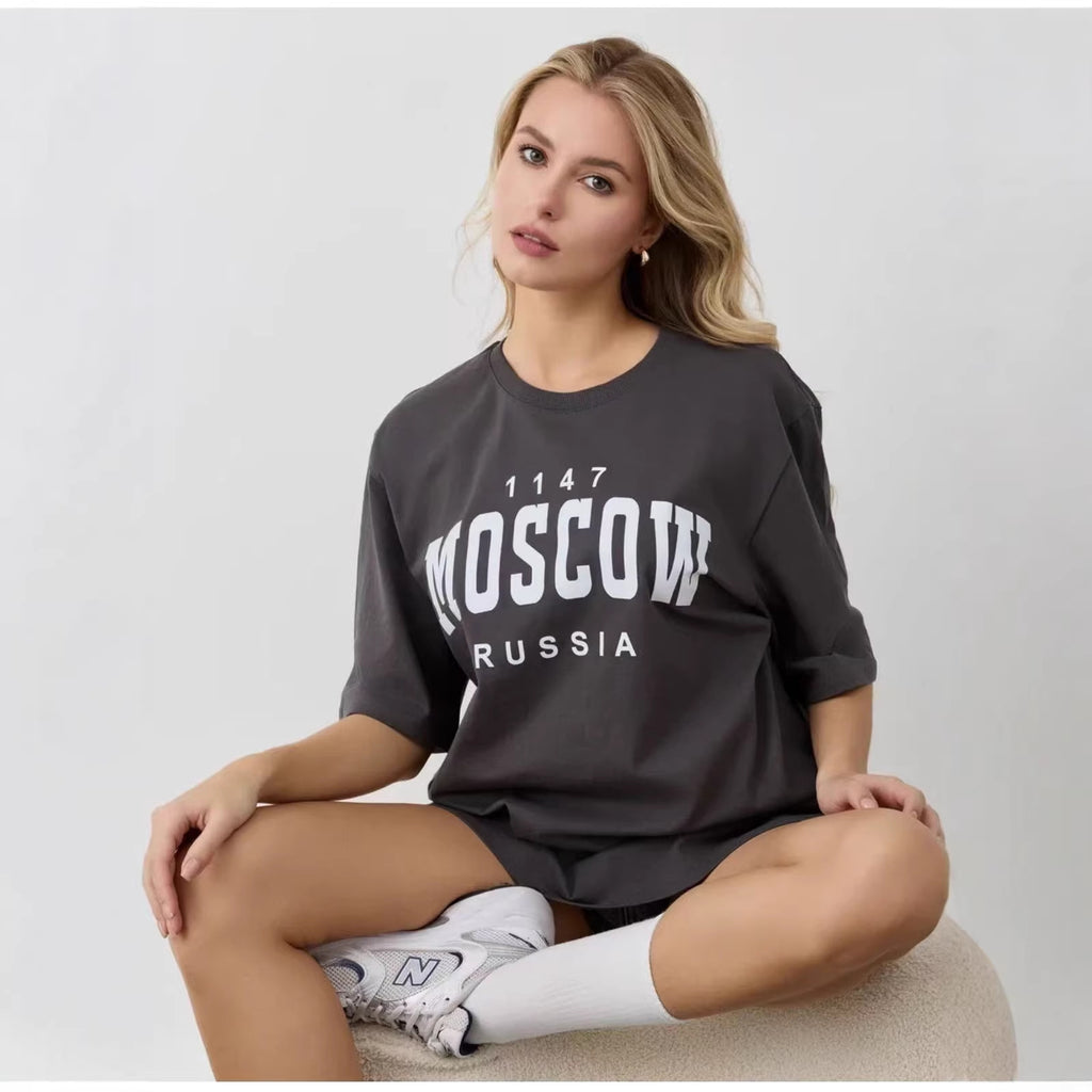 Loose short sleeved top for women