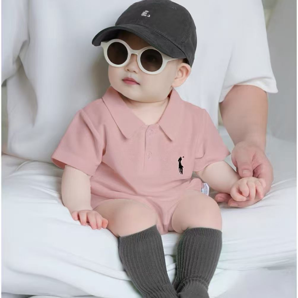 Baby Boy Short Sleeve Onesie Lightweight Outing