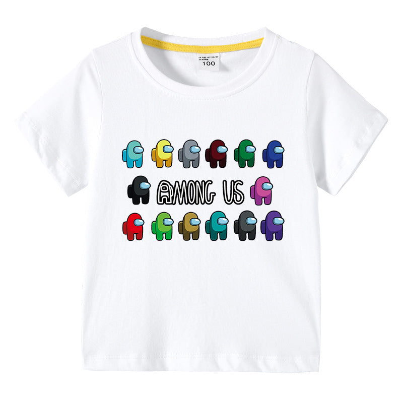 T-shirt Manches Courtes Enfant – Léger & Confortable pour l'Été