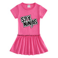 Short sleeved dress cotton baby