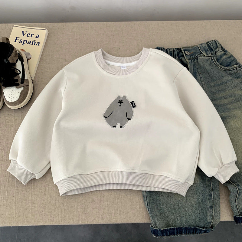 Boys' tops children's hoodies autumn pullovers