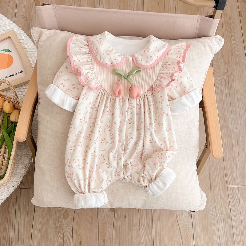 Baby Cute and Stylish Princess Double-Layered Bodysuit