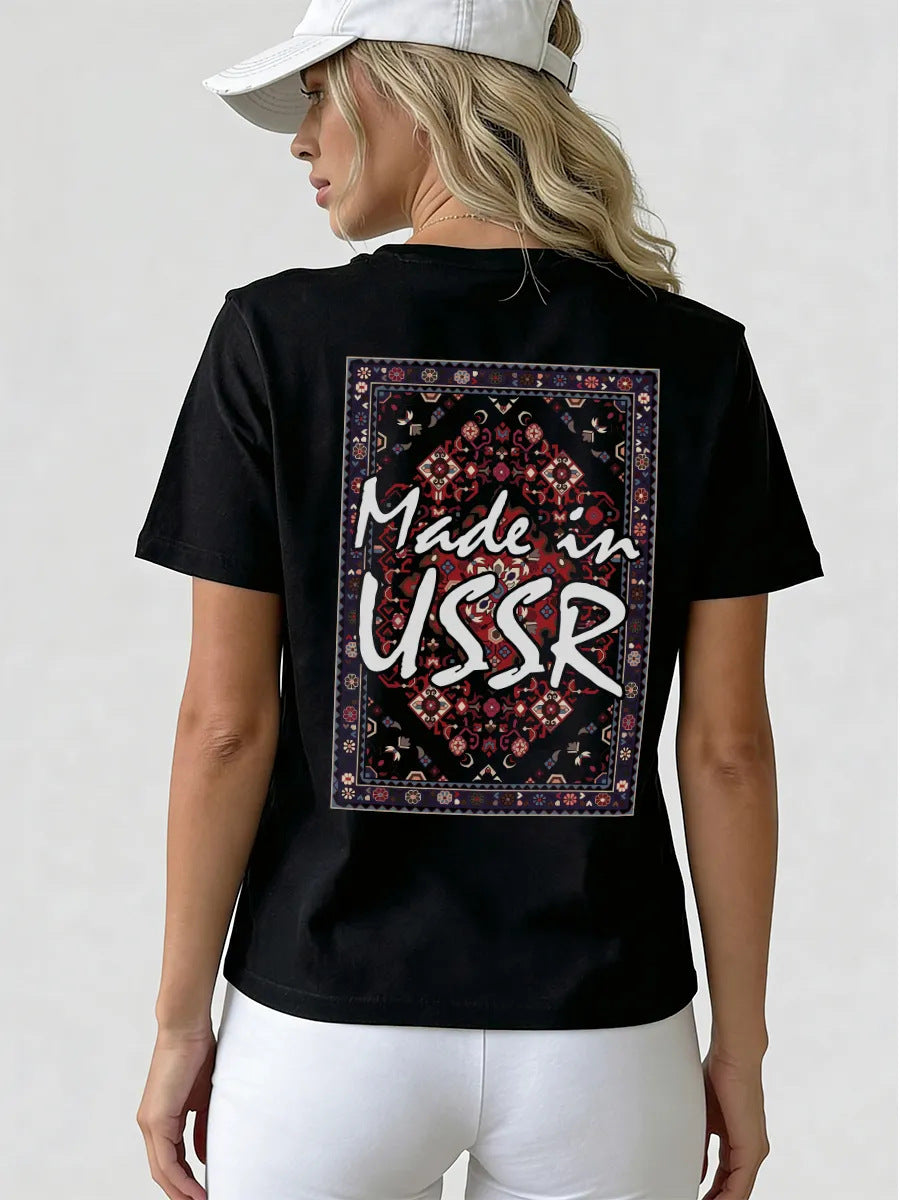 Loose printed top for women