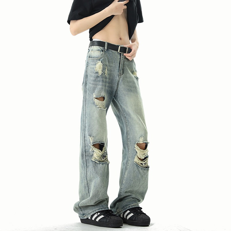 Loose Wide Leg Pants Cool Style Men's Pants Casual Pants