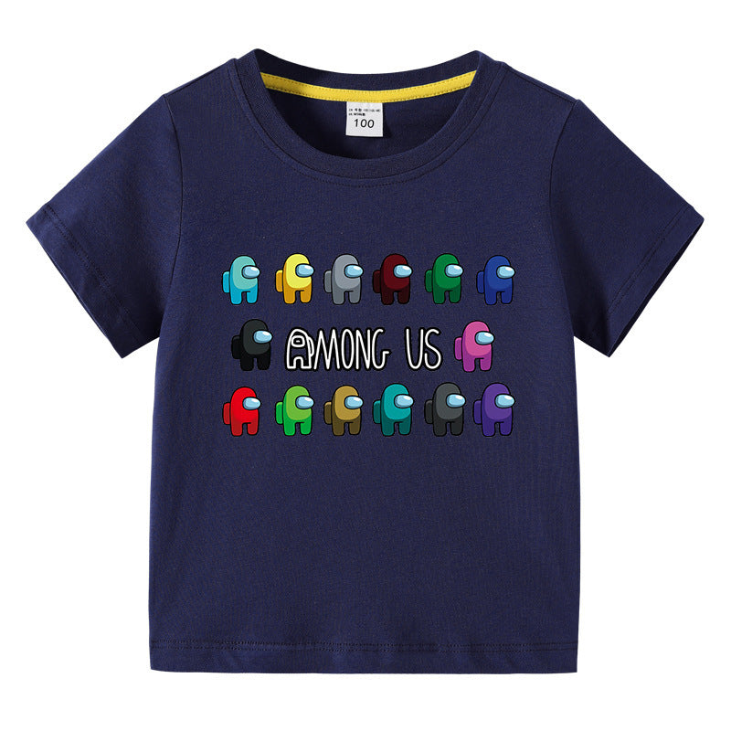 T-shirt Manches Courtes Enfant – Léger & Confortable pour l'Été