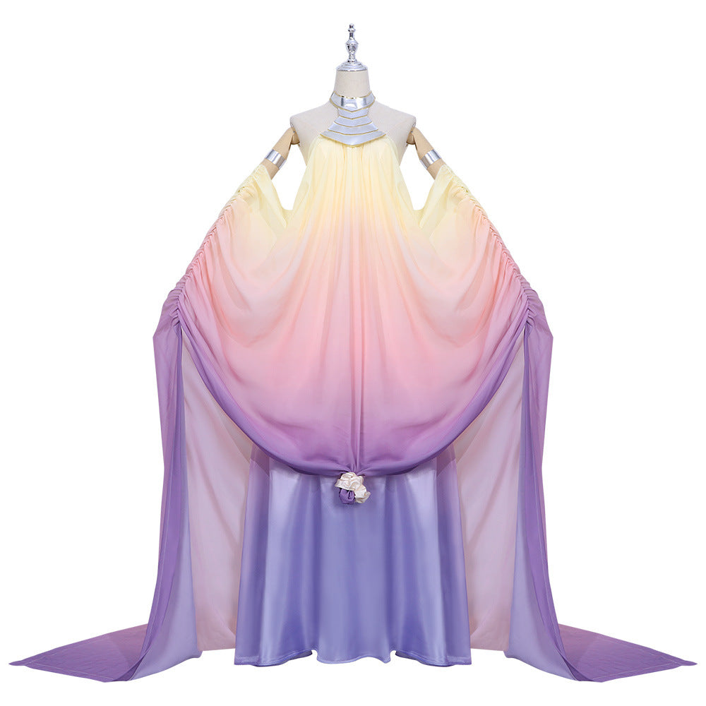 Princess Amidala Halloween Cosplay Costume Star Wars Queen Amidala Cosplay Role Play Costume