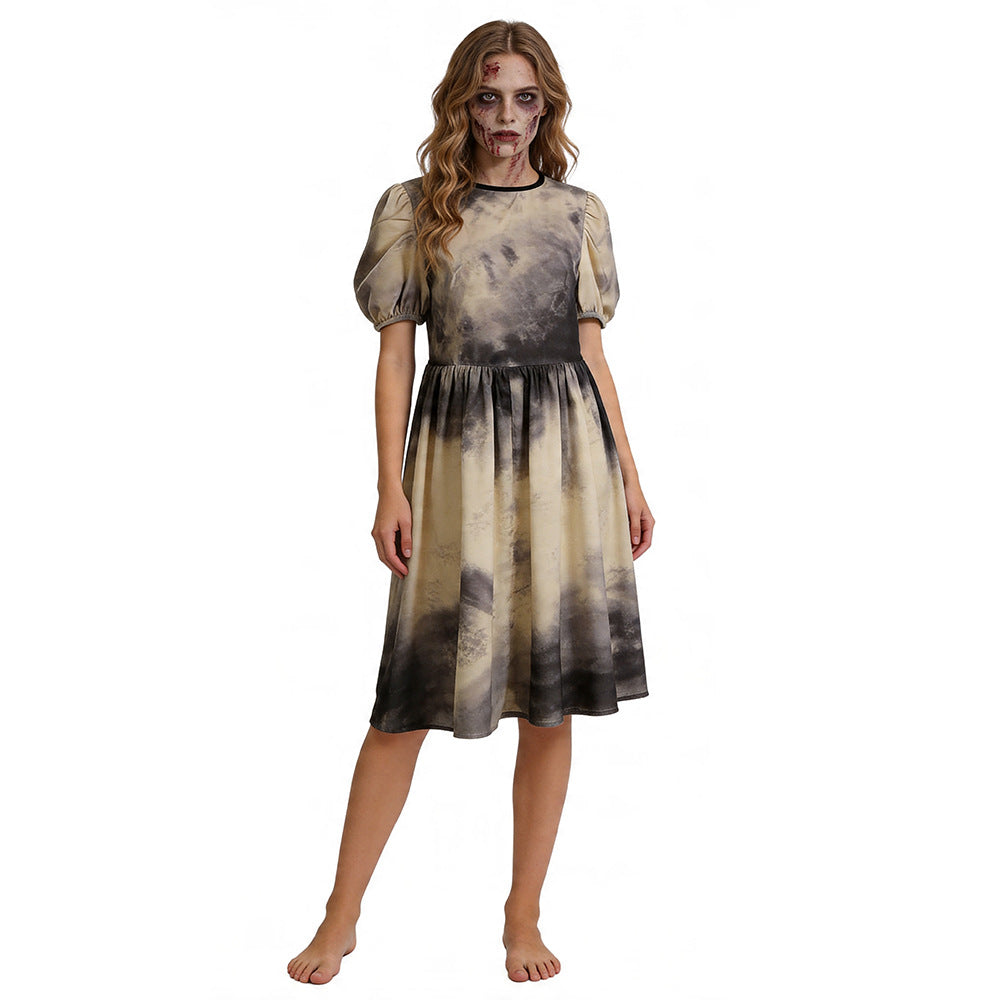 Halloween Female Devil Costume Movie The Witch Catherine Cosplay Dress Horror Character Costume