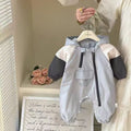 Onesie Baby Cute Stylish Double-Layer Hooded Jumpsuit