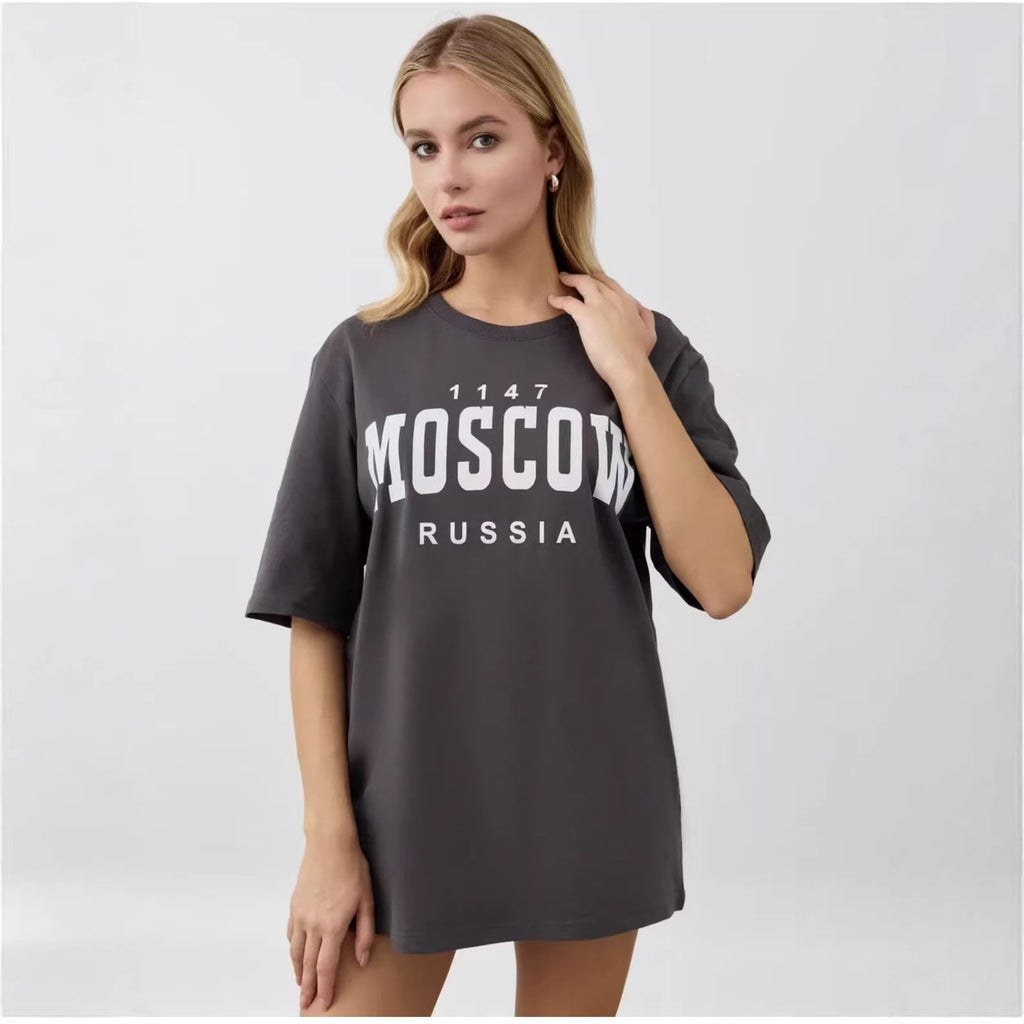 Loose short sleeved top for women