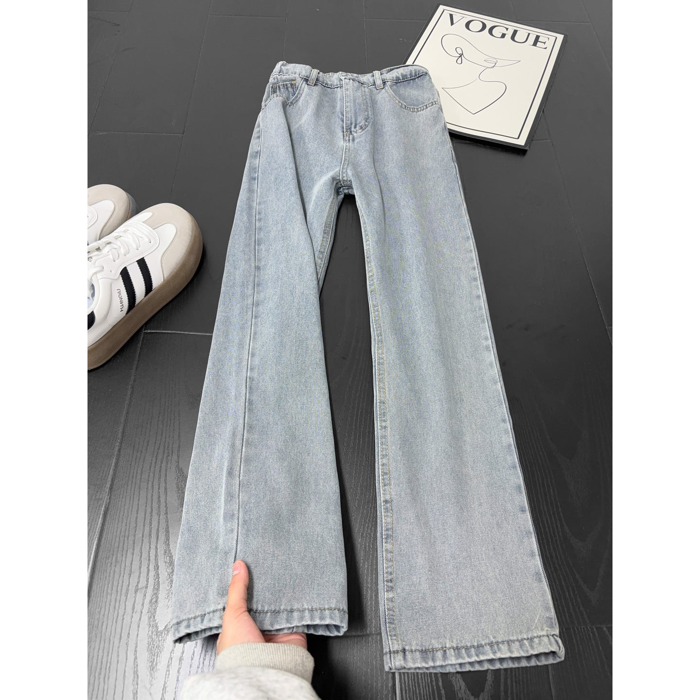 Denim Pants for Men, High-Street Vibe, Stretch Slim Fit, Tapered Straight Leg Pants