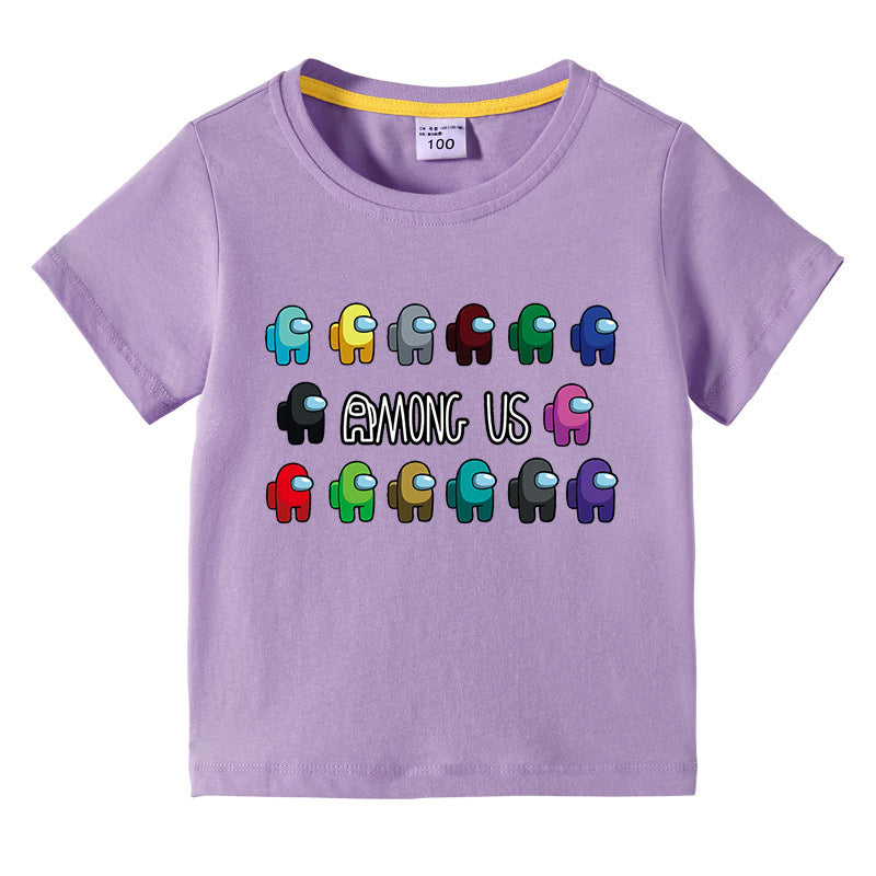 T-shirt Manches Courtes Enfant – Léger & Confortable pour l'Été