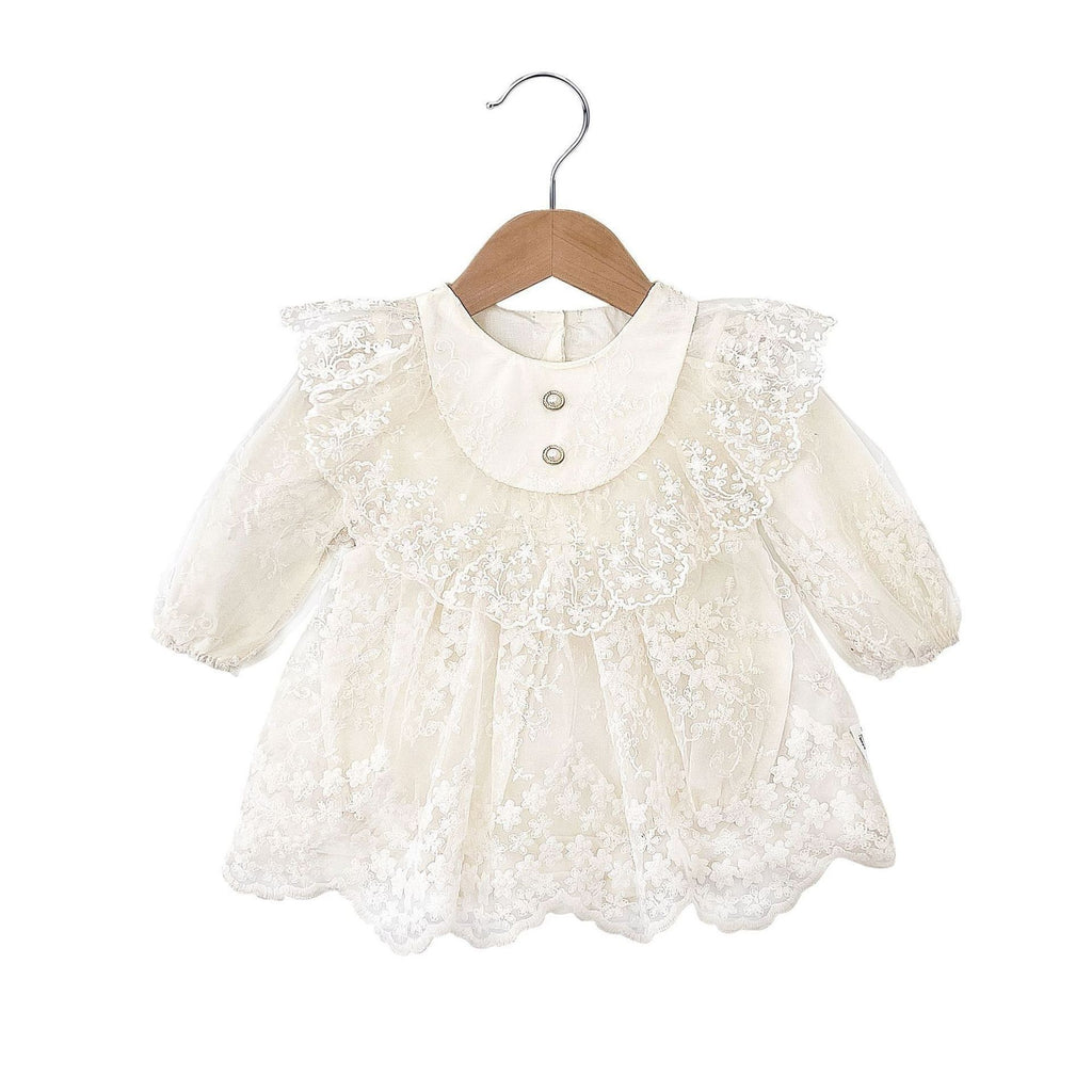 Baby Clothes Long Sleeve Lace Romper Dress Girl Baby