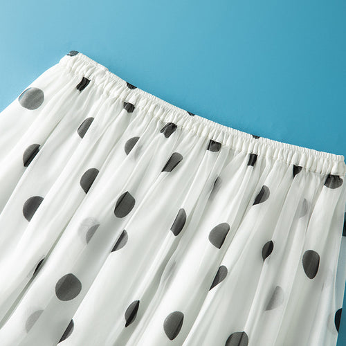 A-line hanging long skirt