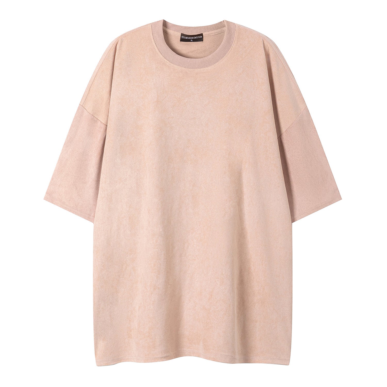 Basic minimalist plain version short sleeved shirt