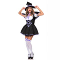Halloween Magician Vampire Witch Cosplay Costume Party Dress-Up Outfit