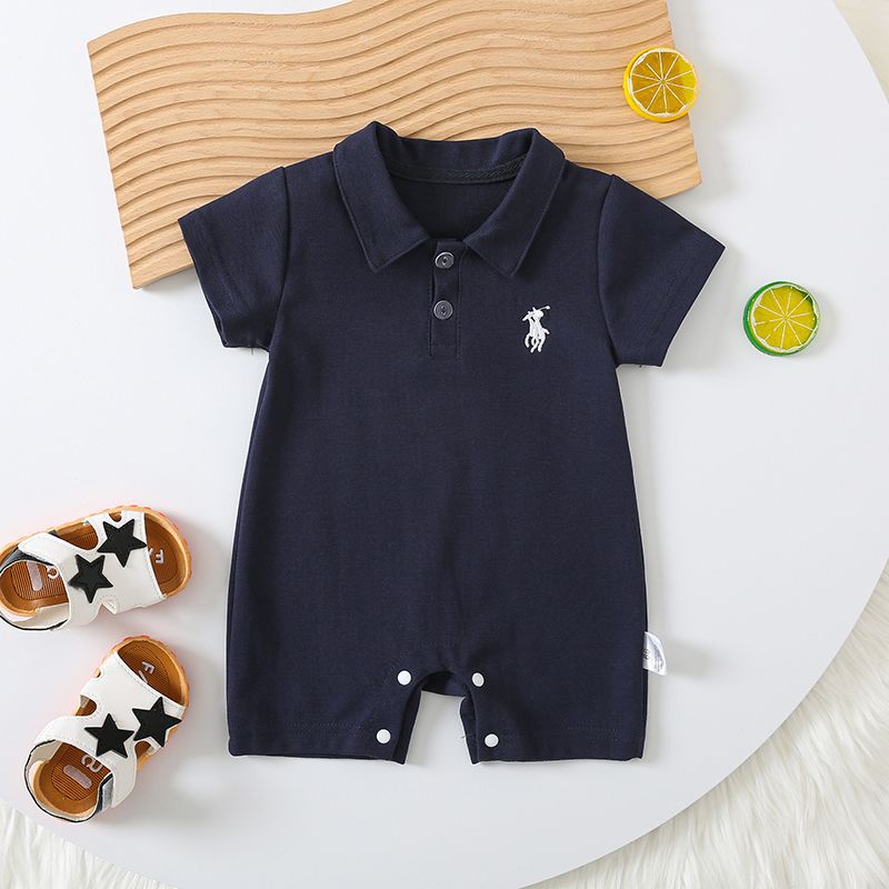 Baby Boy Short Sleeve Onesie Lightweight Outing