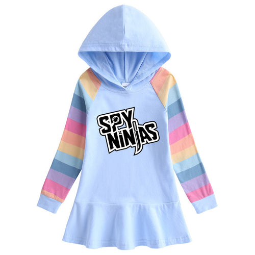 Cartoon Rainbow Girls' Dress