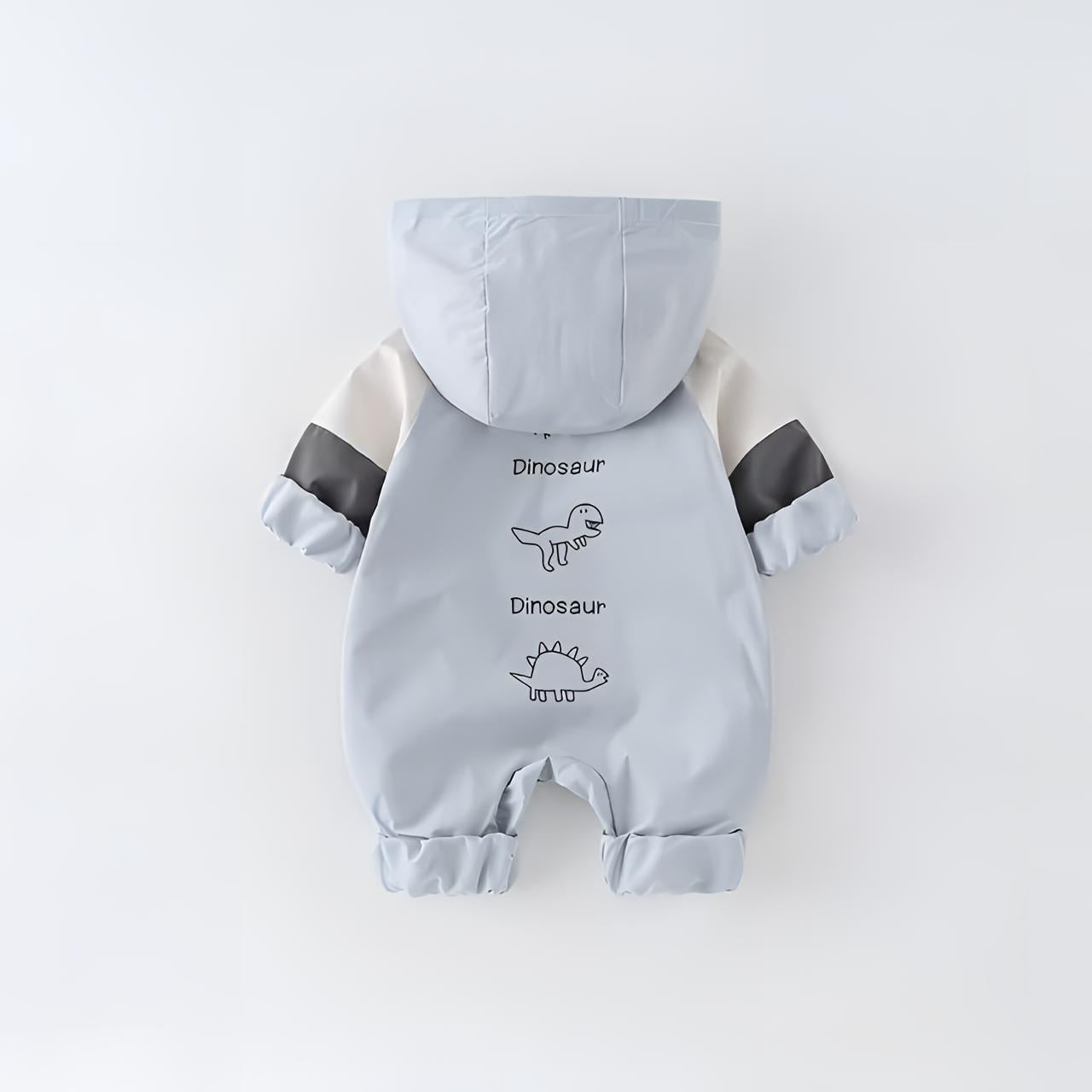 Onesie Baby Cute Stylish Double-Layer Hooded Jumpsuit