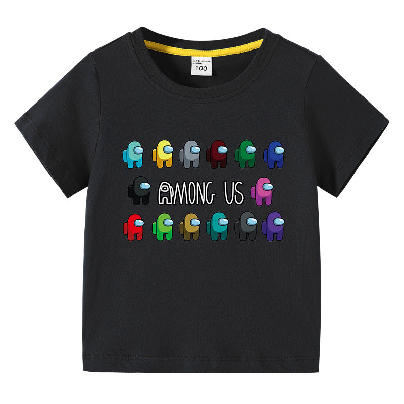 T-shirt Manches Courtes Enfant – Léger & Confortable pour l'Été