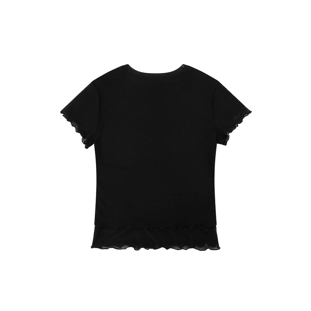 Women's Loose Round Neck Casual Short Sleeve T-Shirt with Birthday Cat Print