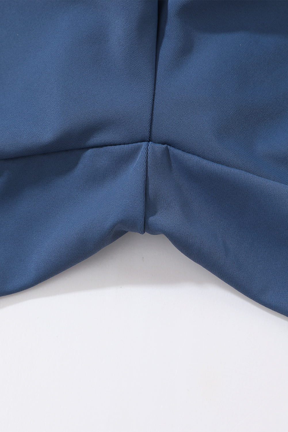Black Solid Color 2-in-1 Drawstring Elastic Waist Swim Shorts